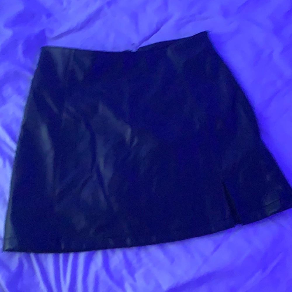 forever 21 leather skirt